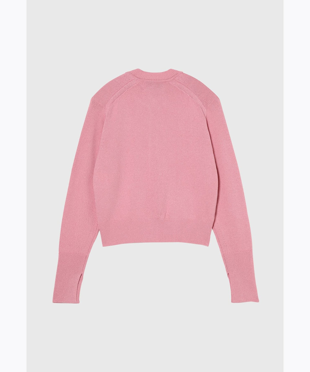 DÉPAREILLÉ VISCOSE LAME CARDIGAN / ヴィスコースラメカーディガン ピンク