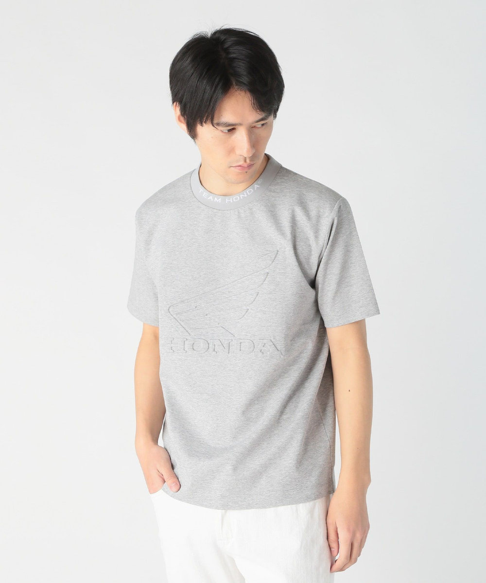 MEN'S BIGI 【HONDA / ホンダ】別注 バイクエンブレムTEE グレー