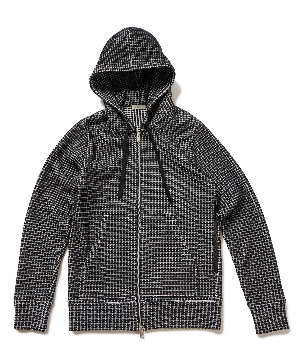 MEN'S BIGI 【Seagreen/シーグリーン】ビッグワッフルパーカ ブラック