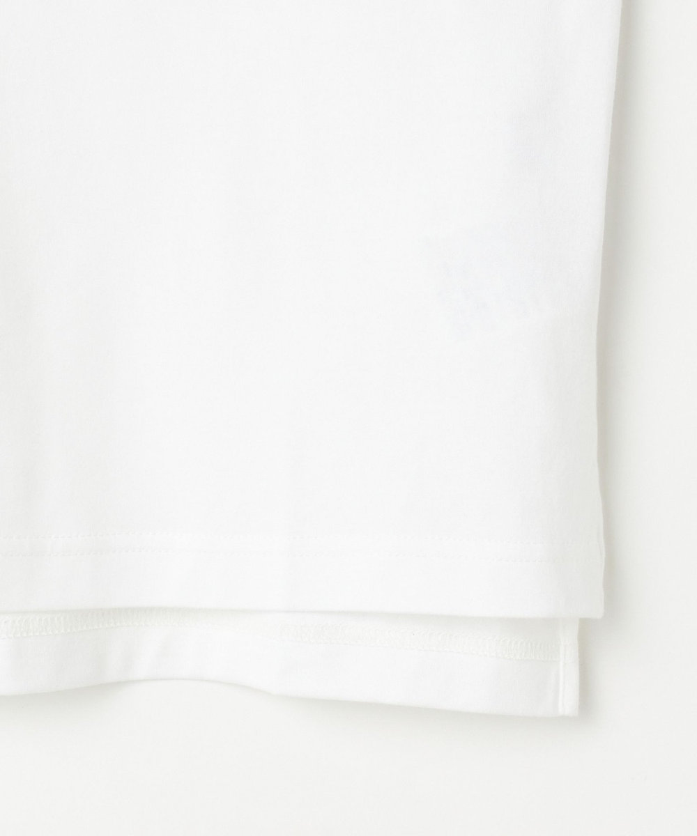 L'EQUIPE ハーフロゴ刺繍Tシャツ ホワイト