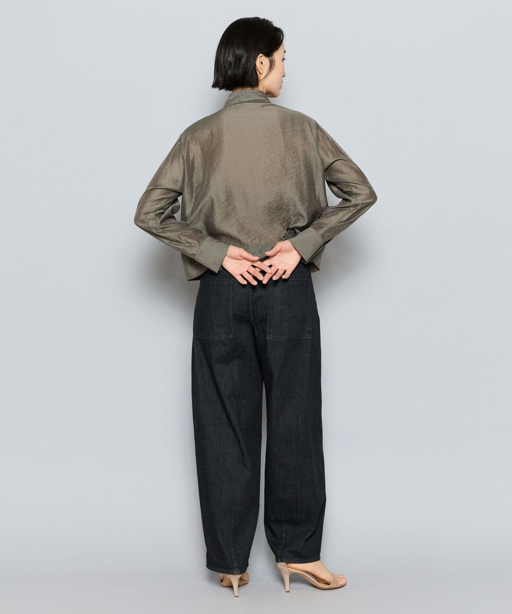 L'EQUIPE 9ozムラ糸ストレッチデニムパンツ ブラック