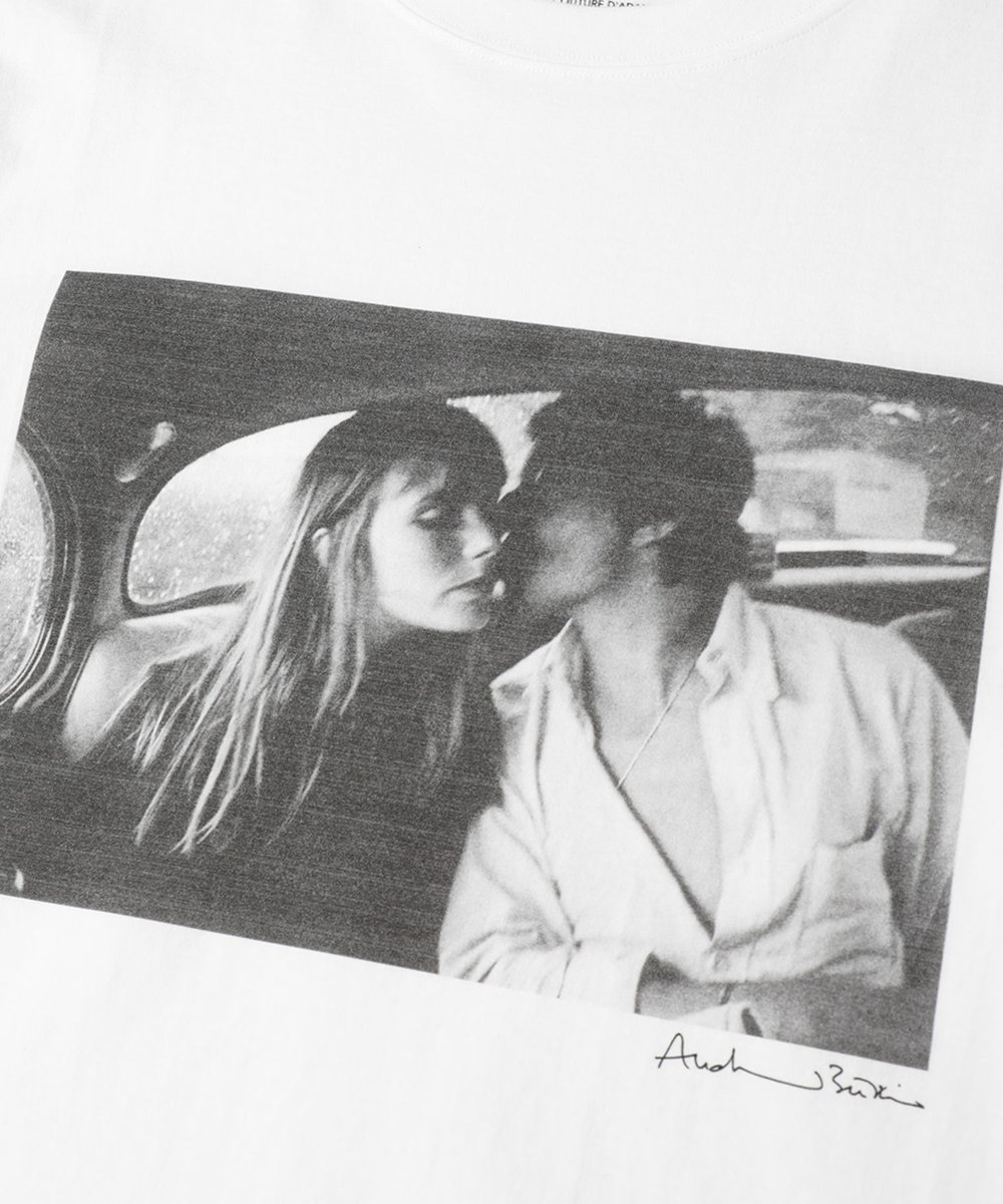 1er Arrondissement ＜COUTURE D'ADAM（クチュール ド アダム）＞“Jane&Sere in the Taxi"T-シャツ ホワイト