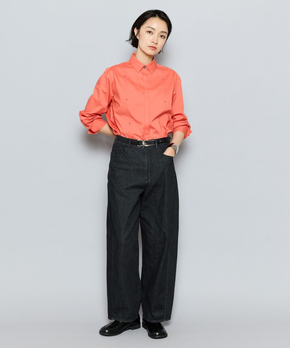 L'EQUIPE 9ozムラ糸ストレッチデニムパンツ ブラック
