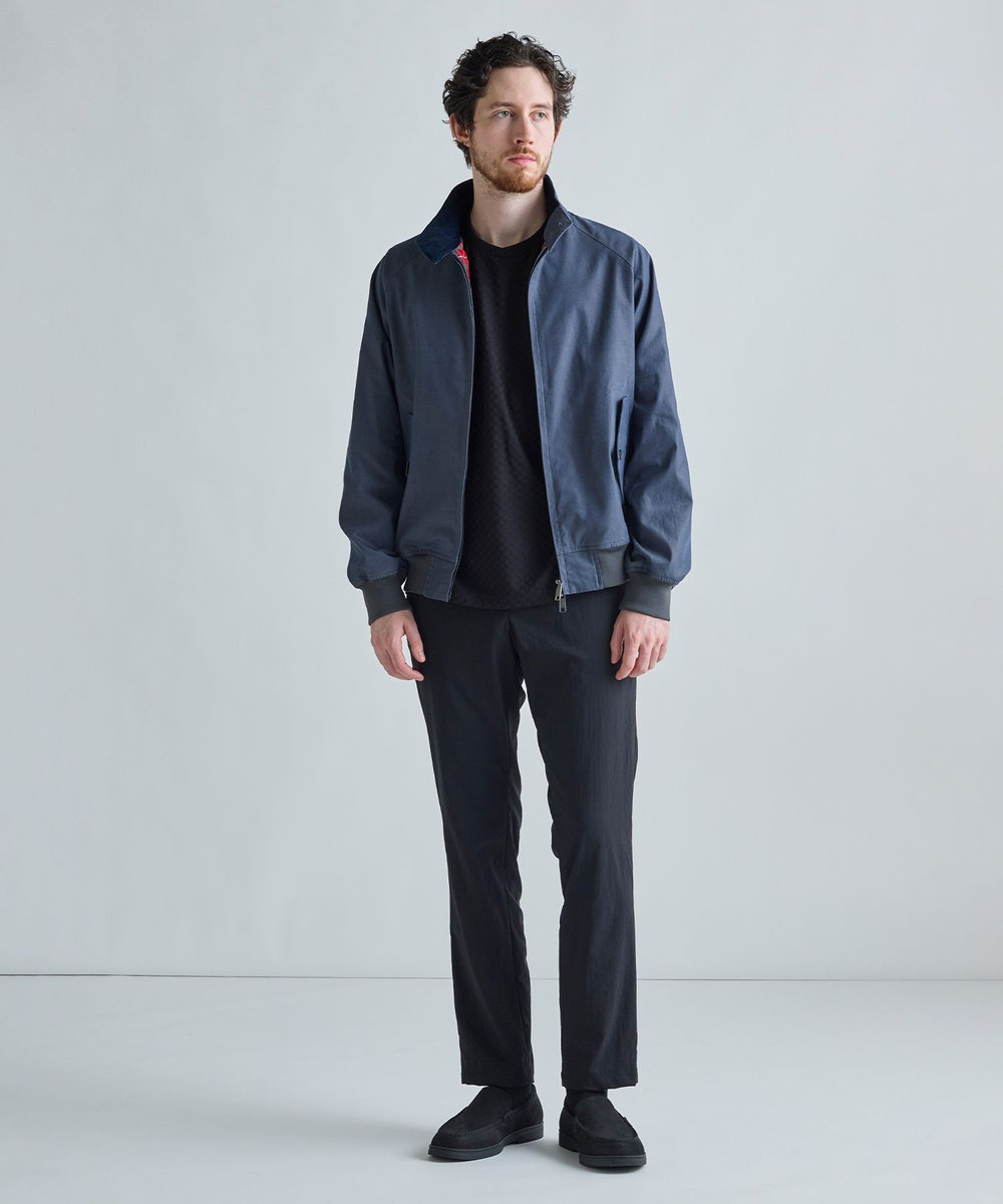 MEN'S BIGI BARACUTA G9 BOX JACKET ネイビー