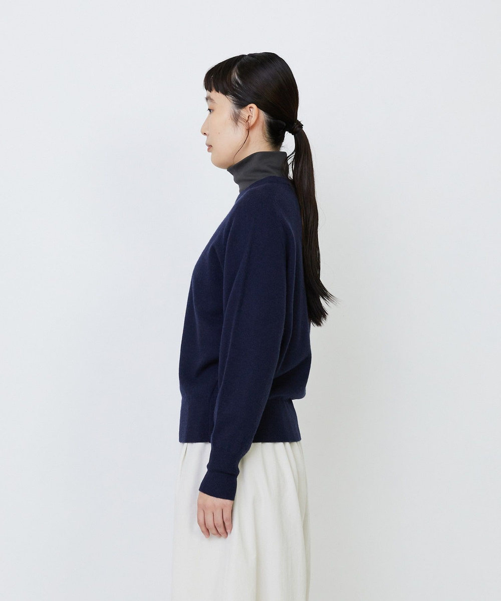 LOISIR 【アーティストコラボ】LOISIR×TORANEKOBONBONインターシャニットプルオーバー ネイビー