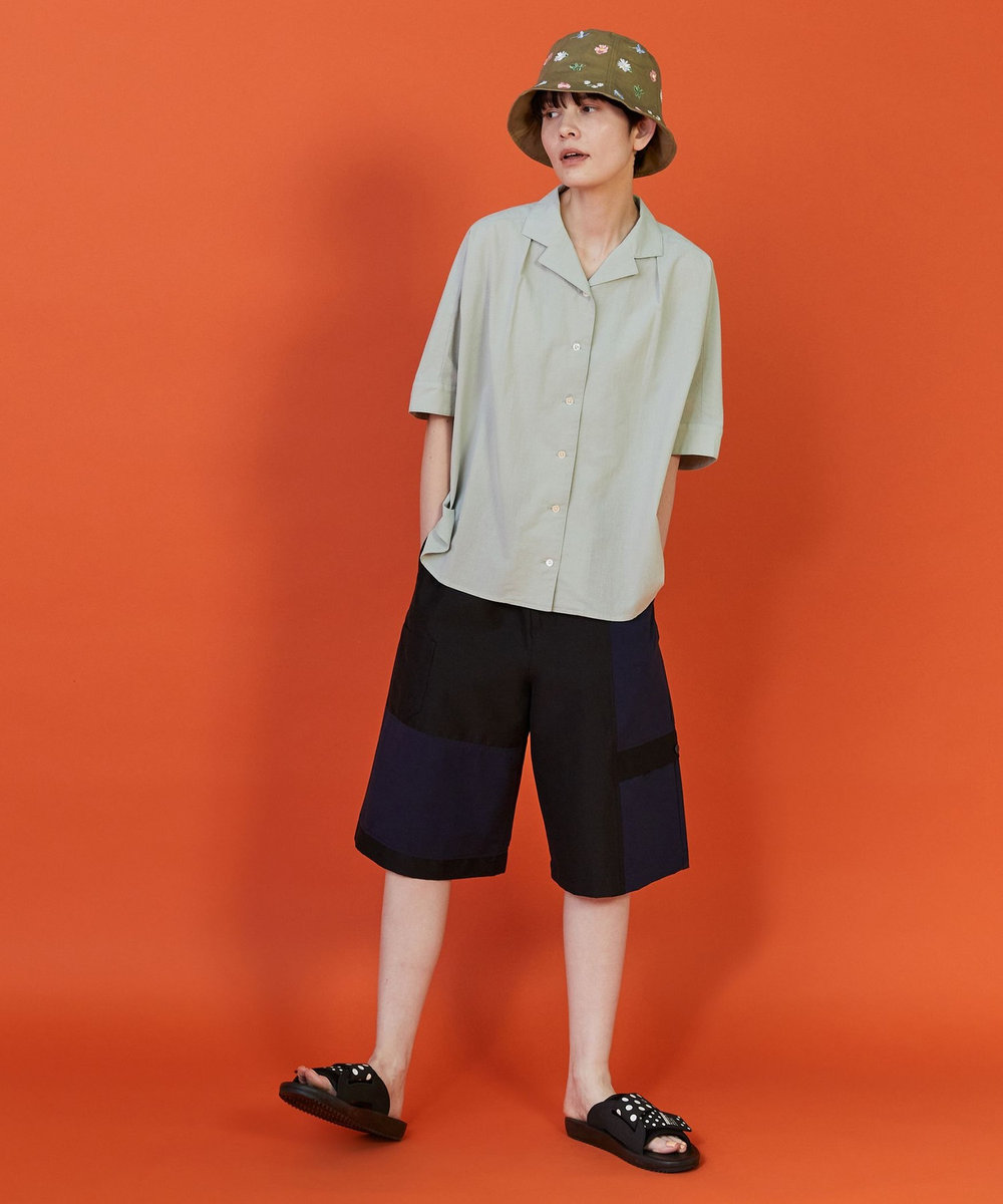 FRAPBOIS ミックショートパンツ ブラック