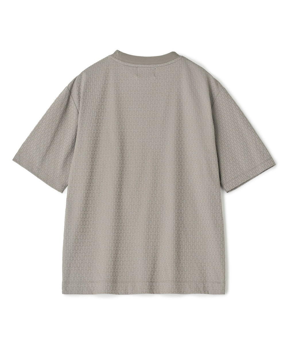 UNION STATION マルチファンクションジャガードTシャツ＜ストレッチ・速乾・イージーケア・ハンドウォッシャブル・UVカット・抗菌・防臭＞ グレー