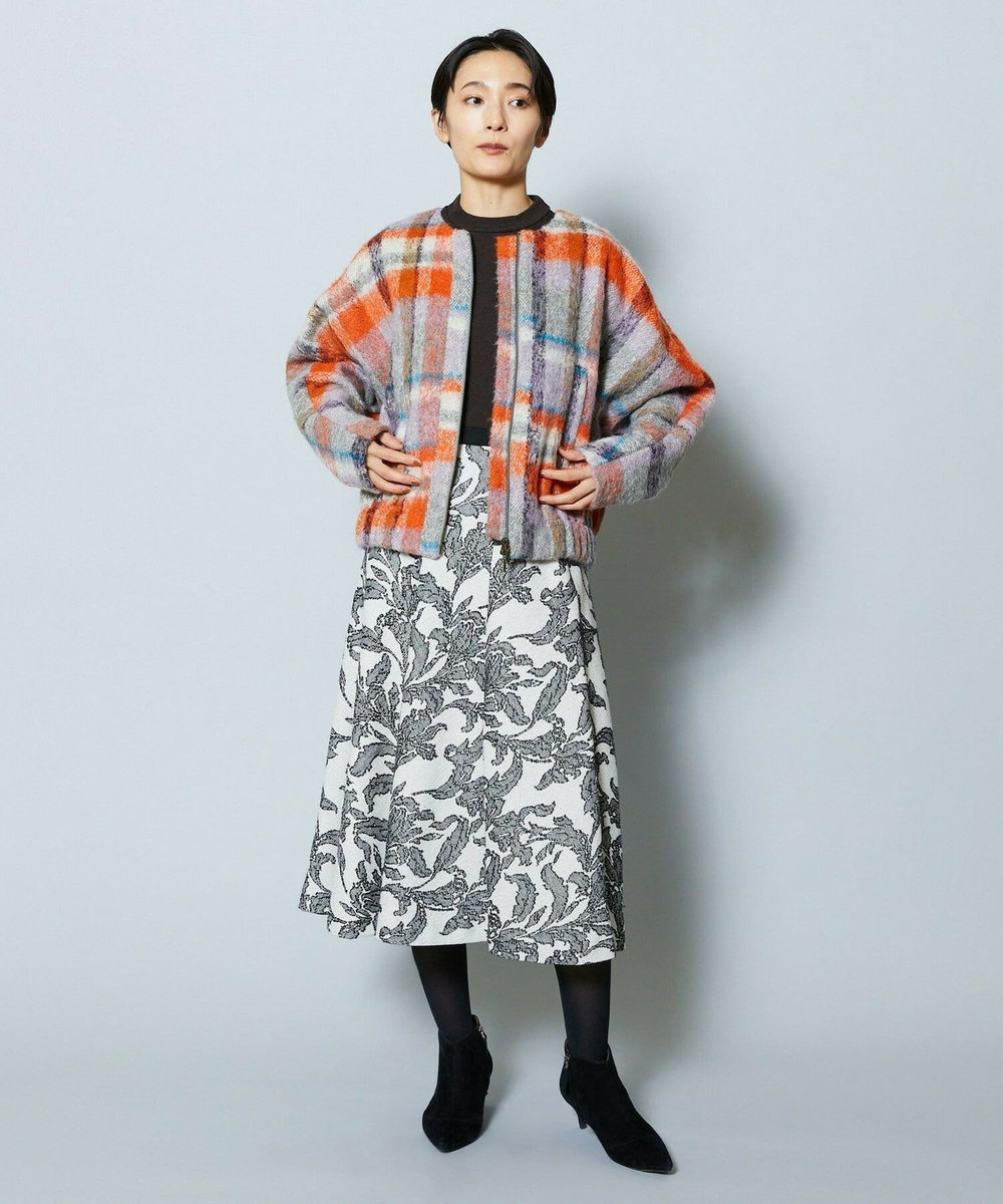 MOGA Collection MOGA Collection カラフルシャギーブルゾン オレンジ