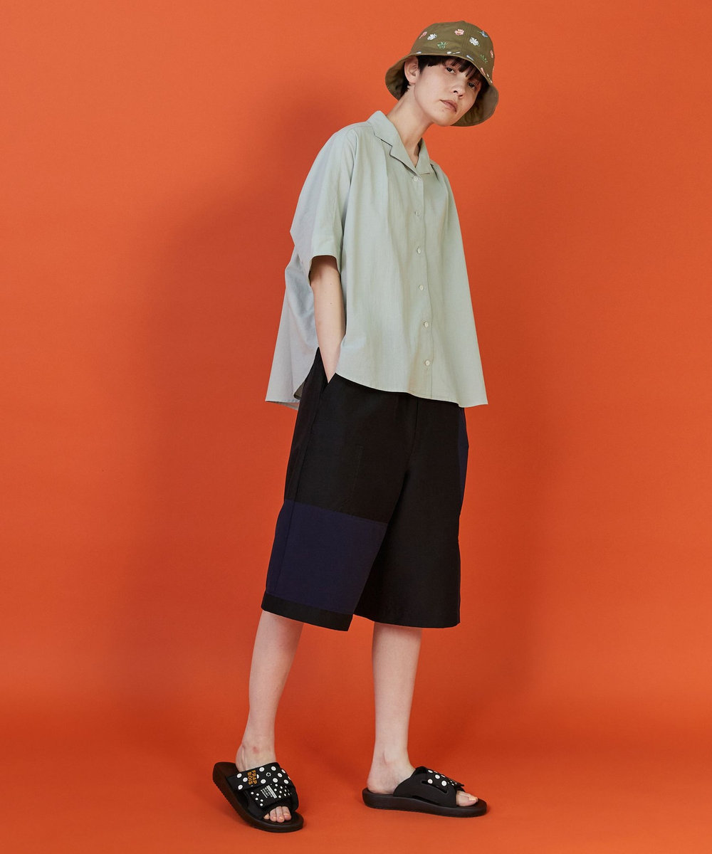 FRAPBOIS ミックショートパンツ ブラック