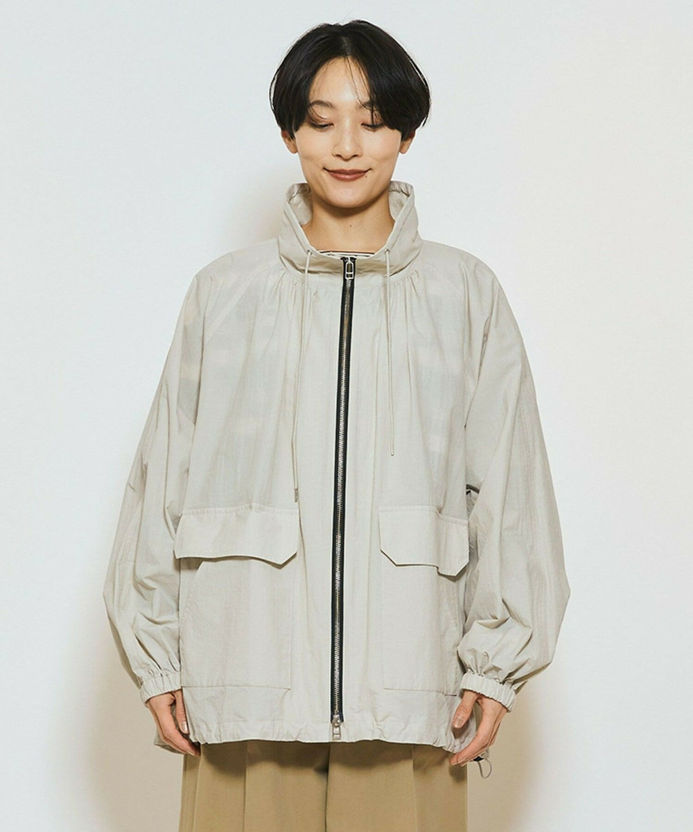 feerique feerique 綿ナイロンクロスマウンテンパーカー ベージュ