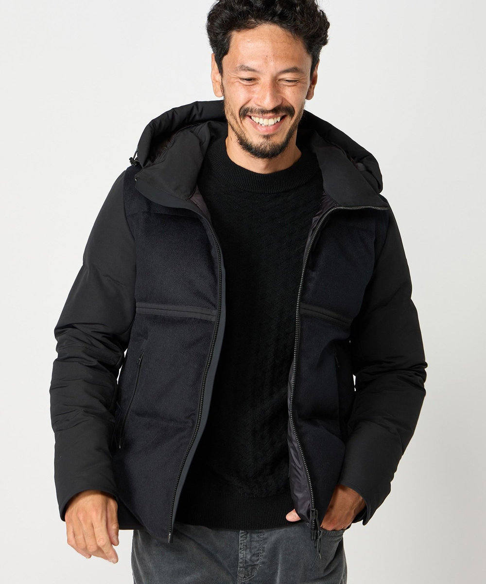 MEN'S BIGI 【DUNO/デュノ】ダウンブルゾン ブラック