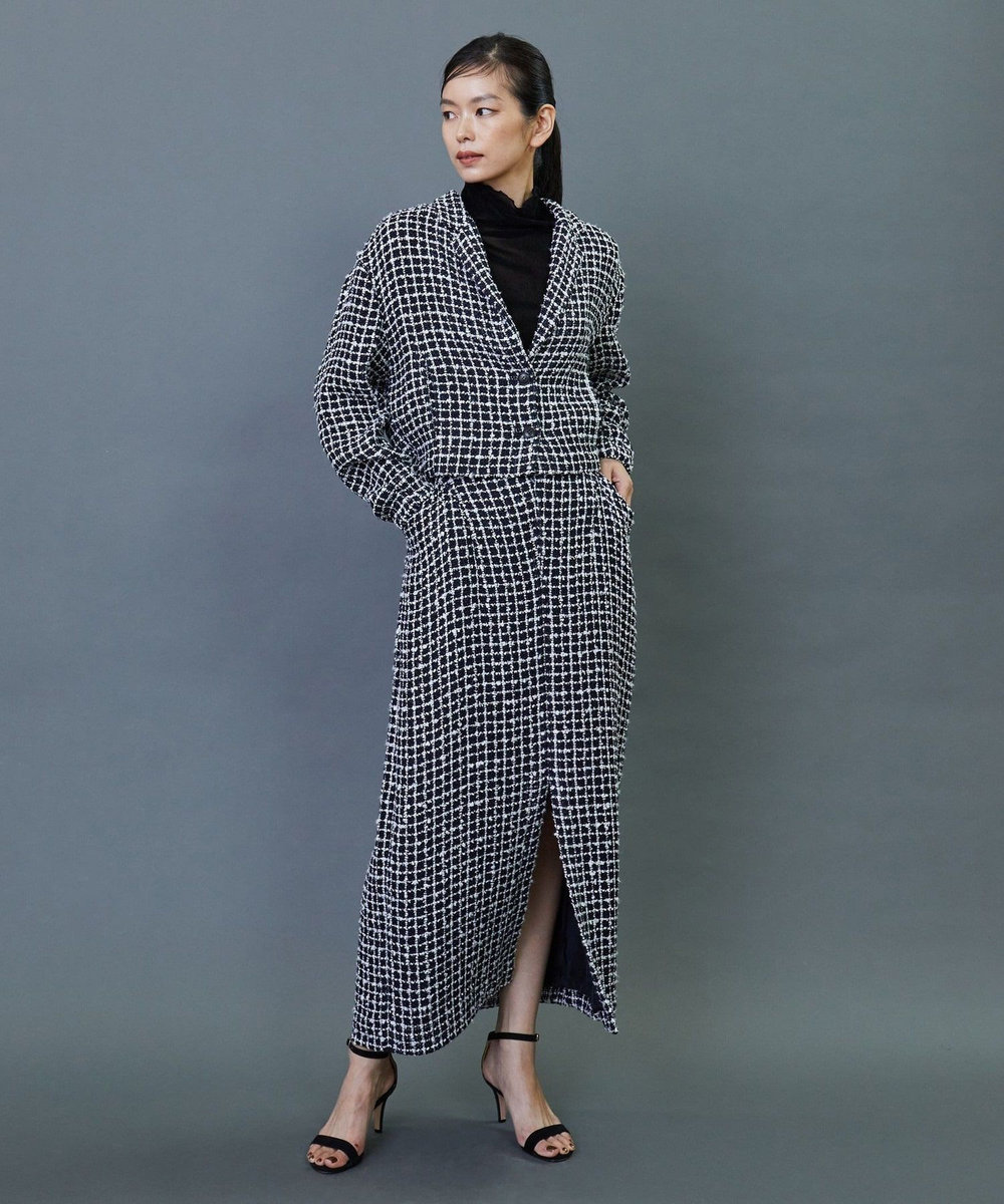 L'EQUIPE COUTURIER リングツイードジャケット ブラック