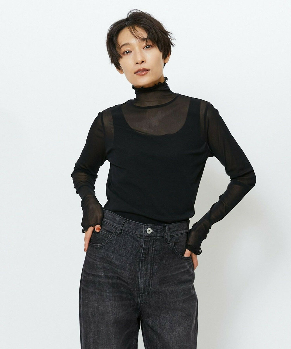 feerique feerique ソフトチュールストレッチインナー ブラック
