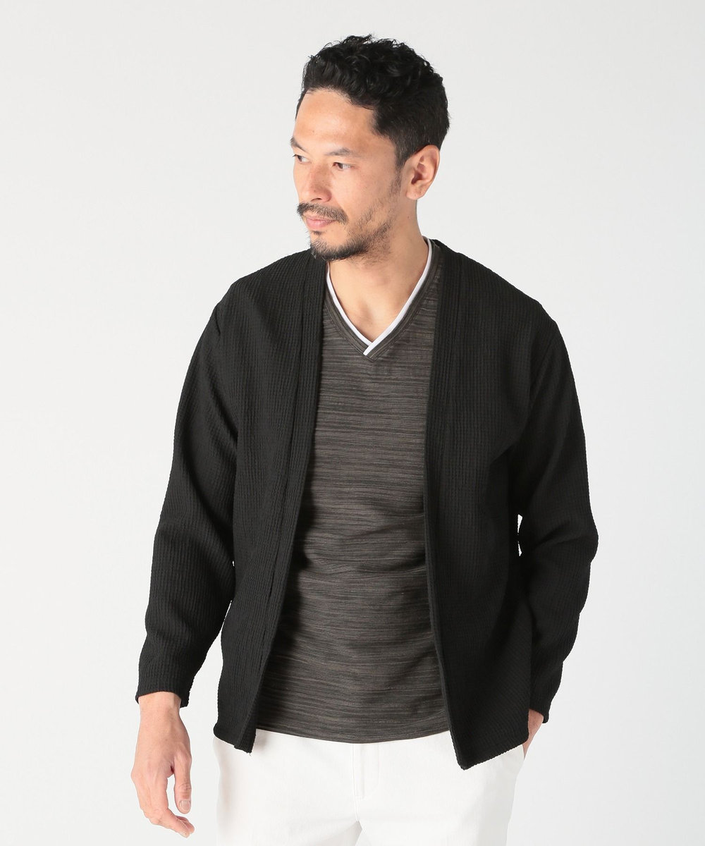 MEN'S BIGI スラブタック天竺素材Tシャツ＜吸水速乾＞ グリーン