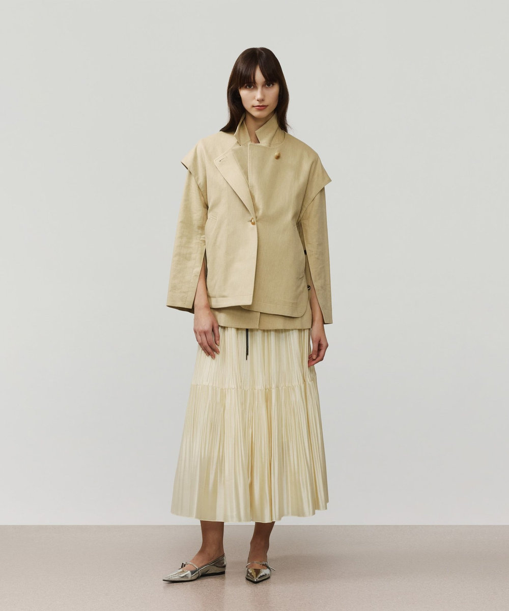 DÉPAREILLÉ VISCORSE LINEN JACKET / ヴィスコースリネンジャケット ベージュ