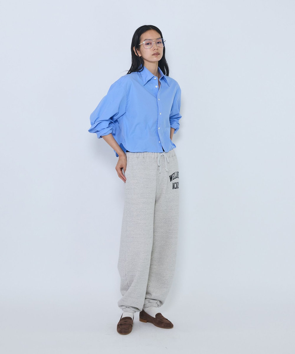 1er Arrondissement ＜INSCRIRE/アンスクリア＞"Wire Shirt"シャツ ブルー