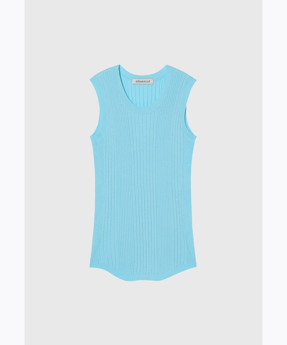 DÉPAREILLÉ COTTON NO SLEEVE / コットンノースリーブ ミント
