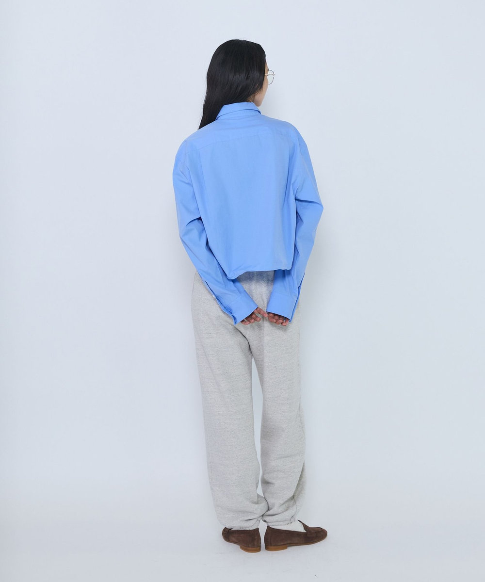 1er Arrondissement ＜INSCRIRE/アンスクリア＞"Wire Shirt"シャツ ブルー