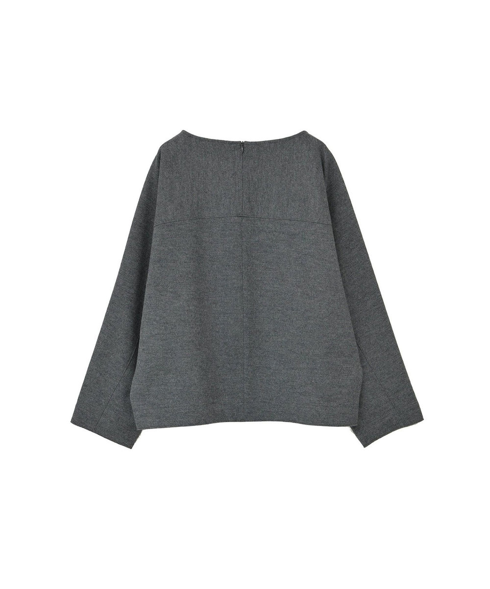 1er Arrondissement ウールスムースドルマントップス グレー