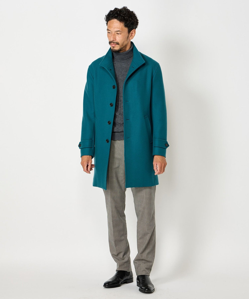 MEN'S BIGI 【Bellandi/べランディ】スタンドカラーコート ブルー系その他