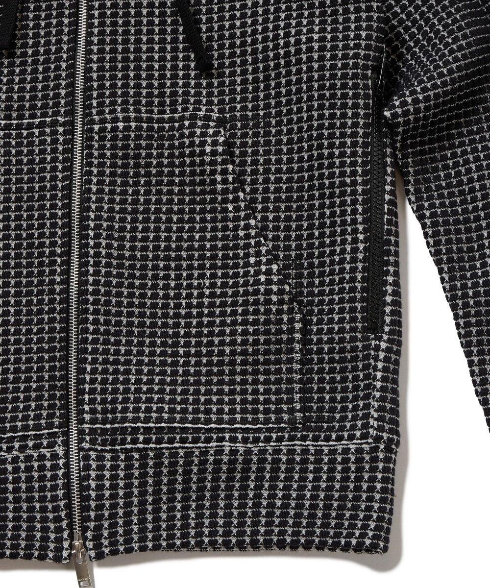 MEN'S BIGI 【Seagreen/シーグリーン】ビッグワッフルパーカ ブラック