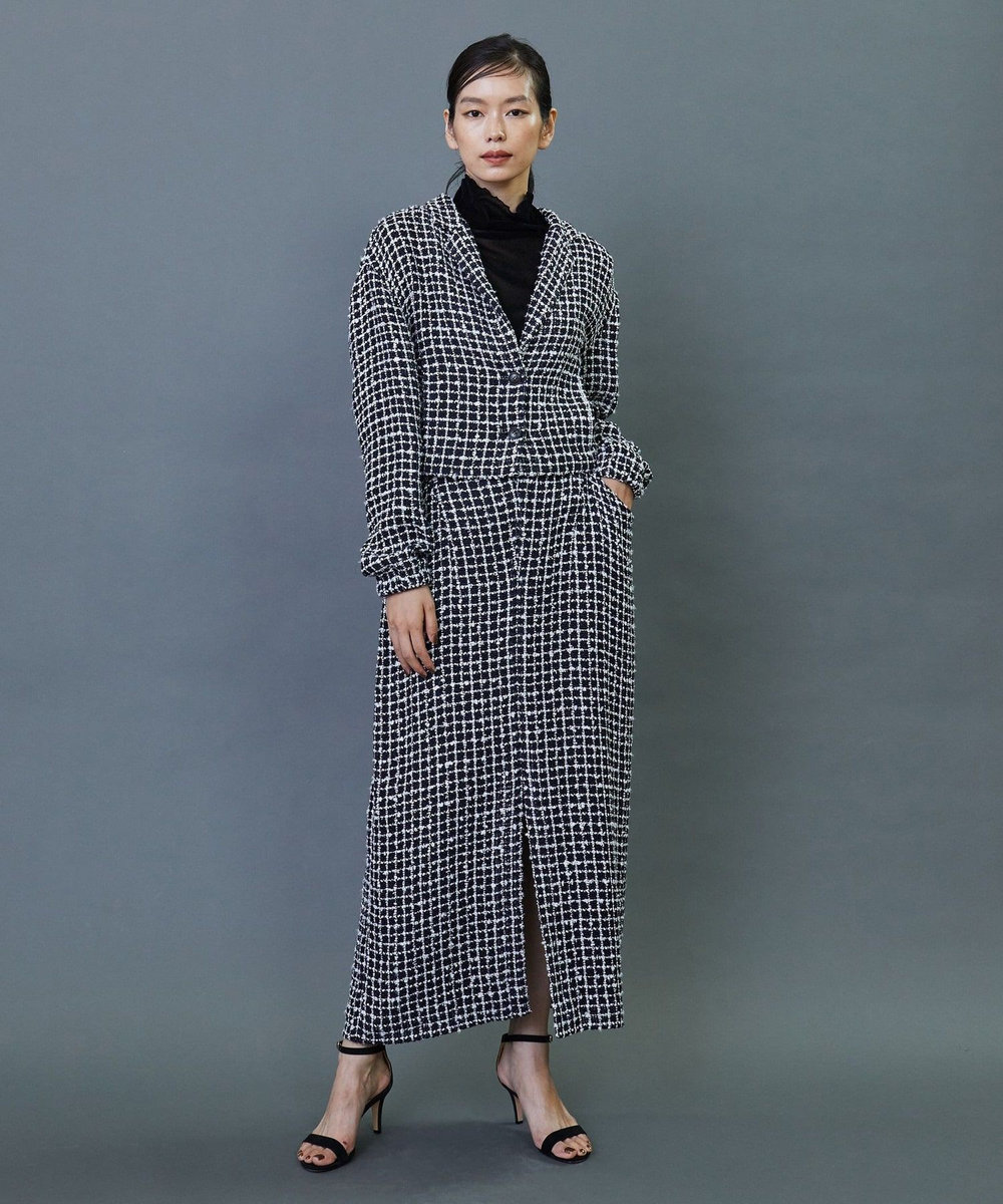 L'EQUIPE COUTURIER リングツイードジャケット ブラック
