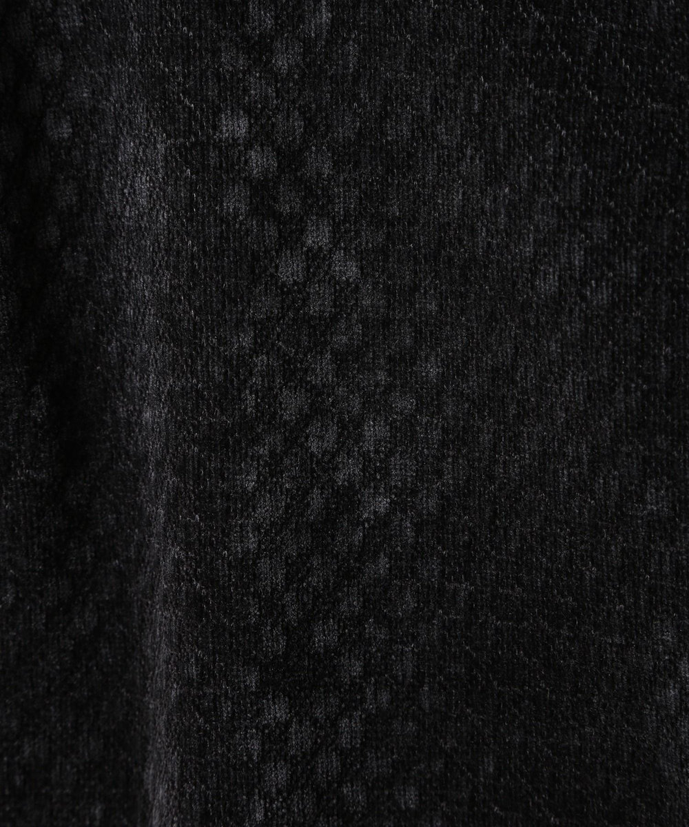 MEN'S BIGI スタンドジップモールジャカードブルゾン ブラック