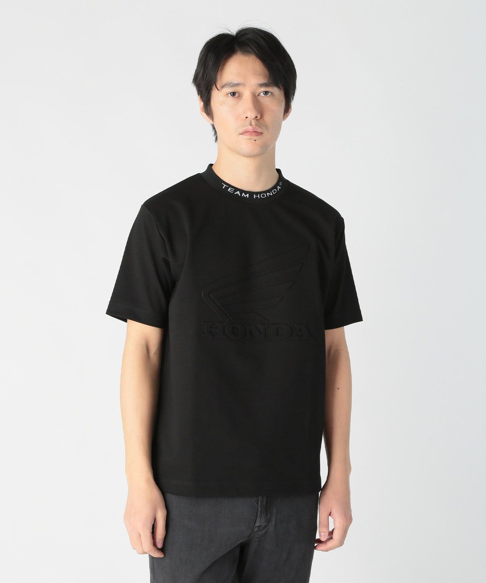 MEN'S BIGI 【HONDA / ホンダ】別注 バイクエンブレムTEE ブラック