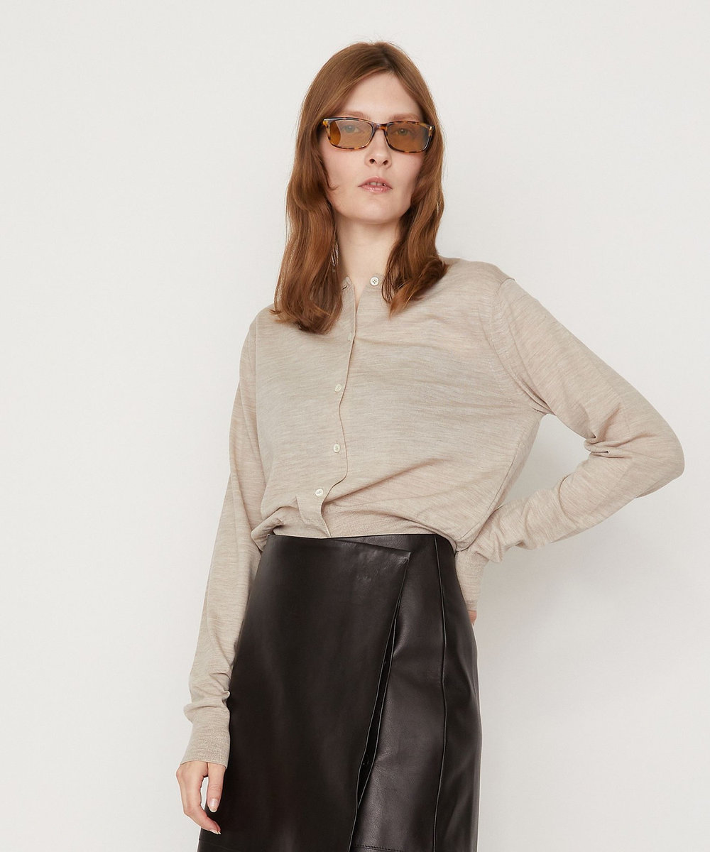 unbilanc ストラカーディガン ベージュ