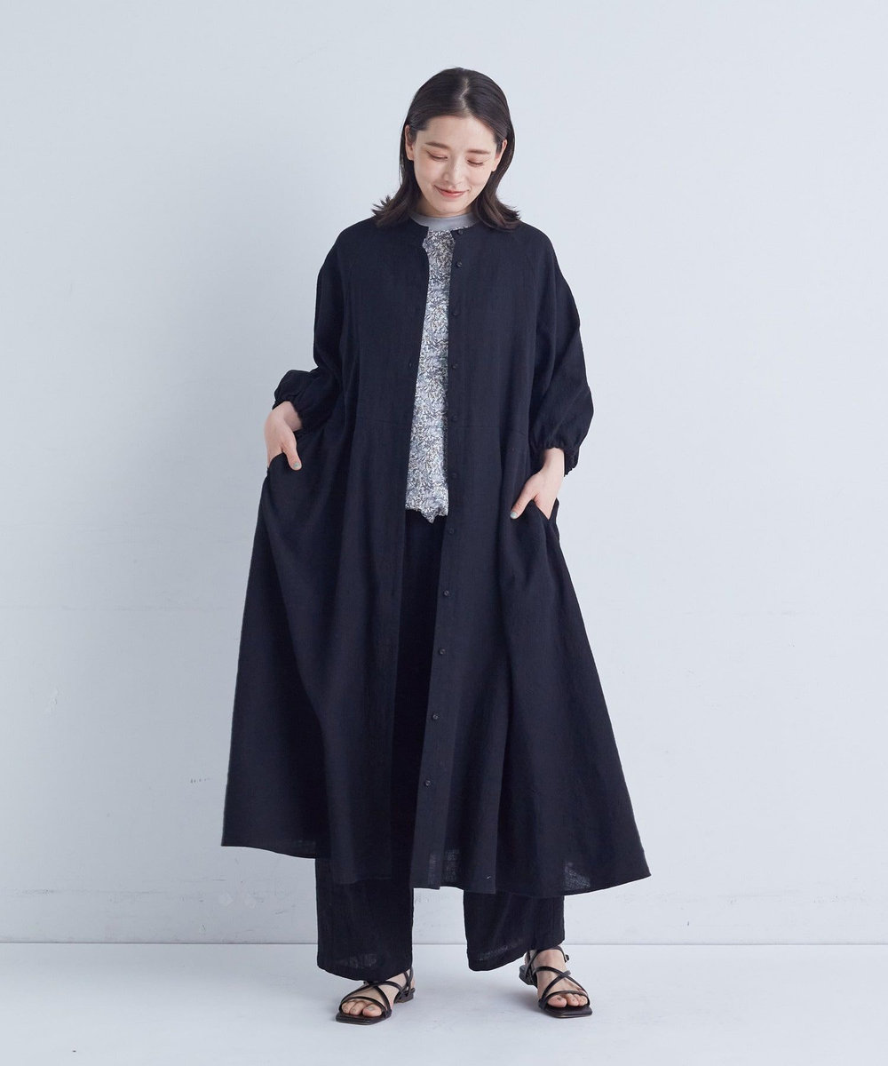 ADIEU TRISTESSE リバティプリントノースリーブブラウス A