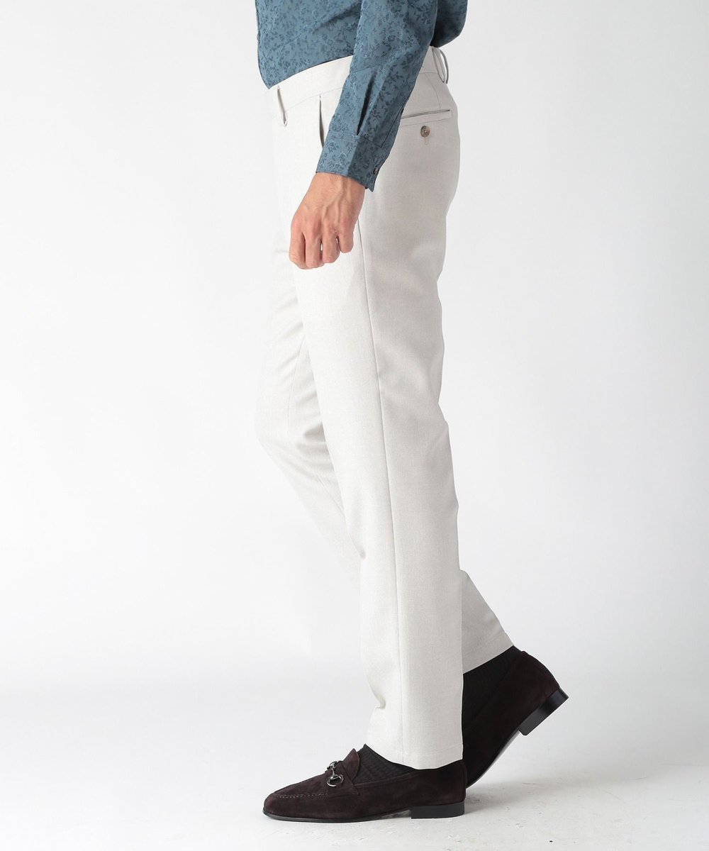 MEN'S BIGI ウール調メランジシャークパンツ グレー