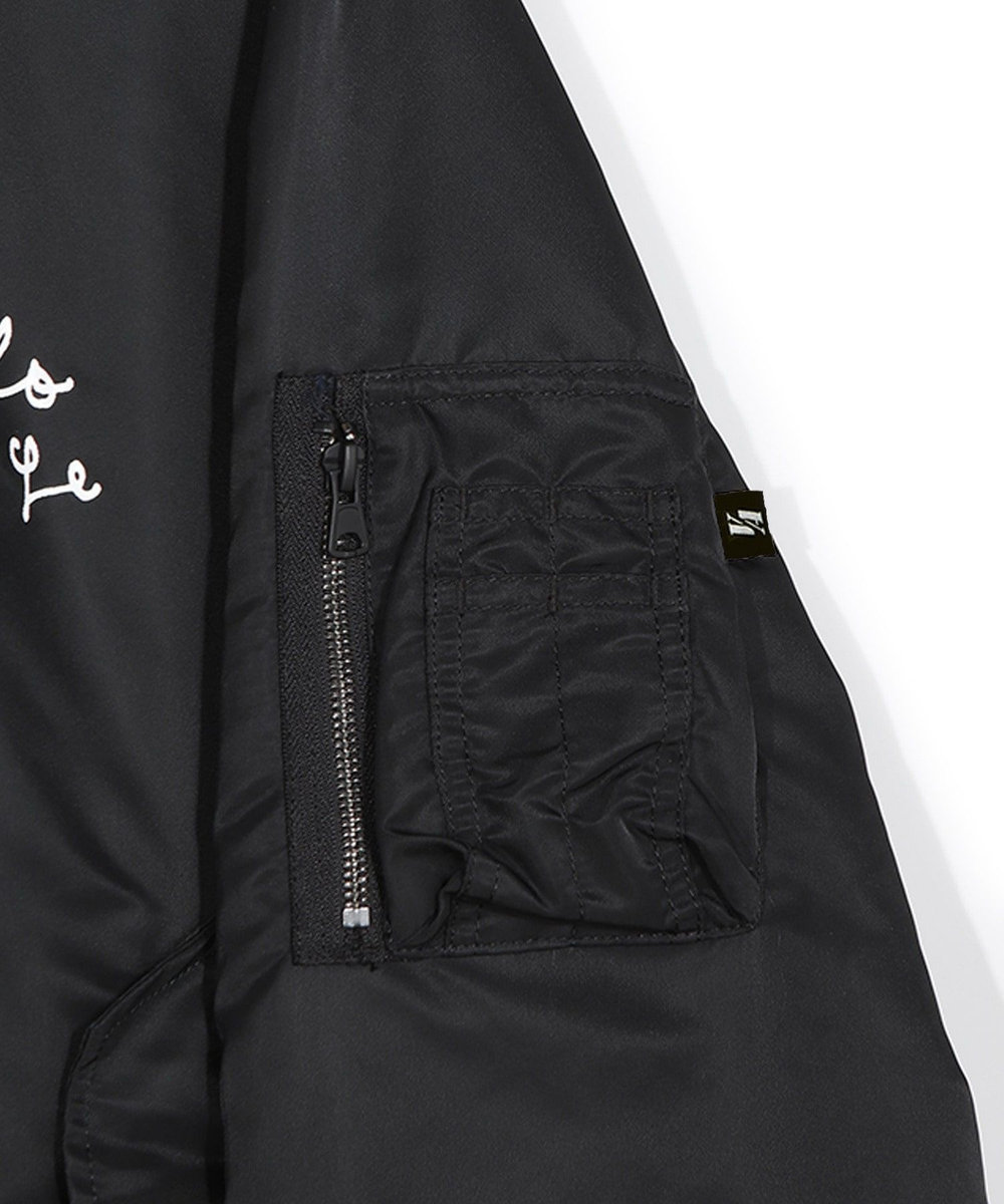 MEN'S BIGI 【TODAY edition x VALLEY APPAREL】グラフィックプリントL-2Bブルゾン ブラック