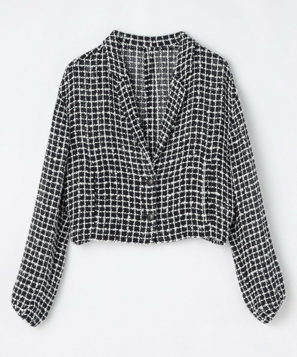 L'EQUIPE COUTURIER リングツイードジャケット ブラック