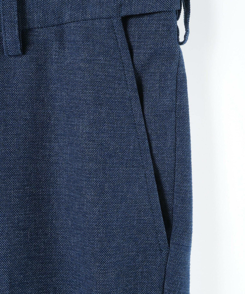 MEN'S BIGI 【ACTIVE TAILOR/アクティブテイラー】カラミメッシュストレッチパンツ ブルー