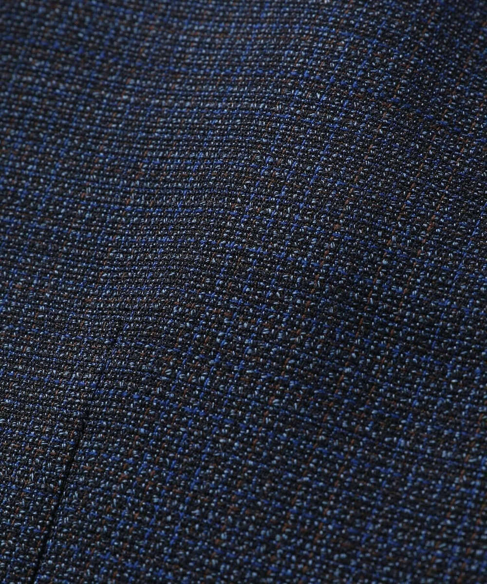 MEN'S BIGI ミックスヤーン/ポップサックテーラードジャケット ネイビー