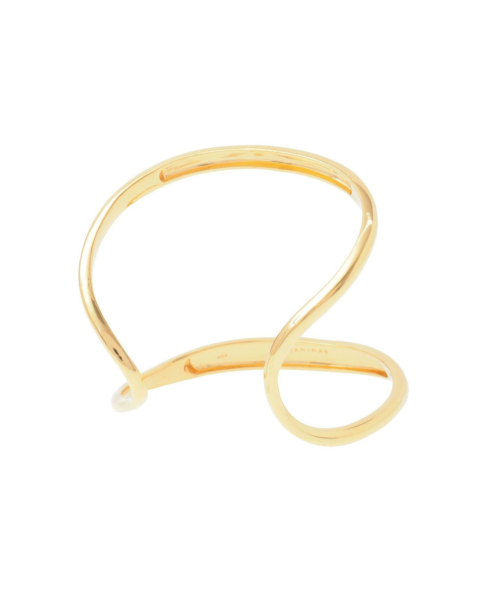 1er Arrondissement ＜JAMIRAY（ジャミレイ）＞“LINE SCULPT"バングル（ゴールド） ゴールド