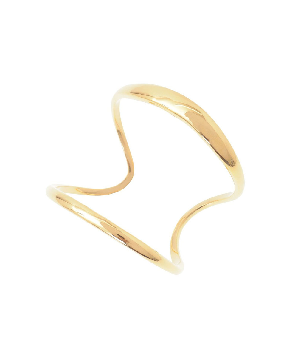 1er Arrondissement ＜JAMIRAY（ジャミレイ）＞“LINE SCULPT"バングル（ゴールド） ゴールド