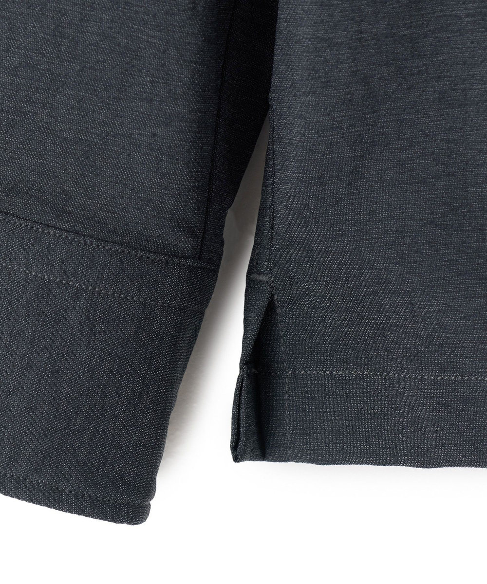MEN'S BIGI SMARTTECH ナイロンストレッチ スタンドカラーシャツ＜接触冷感/ストレッチ/防シワ性/ウォッシャブル＞ グレー
