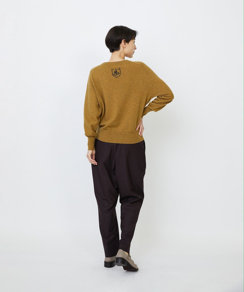 LOISIR 【アーティストコラボ】LOISIR×TORANEKOBONBONインターシャニットプルオーバー マスタード