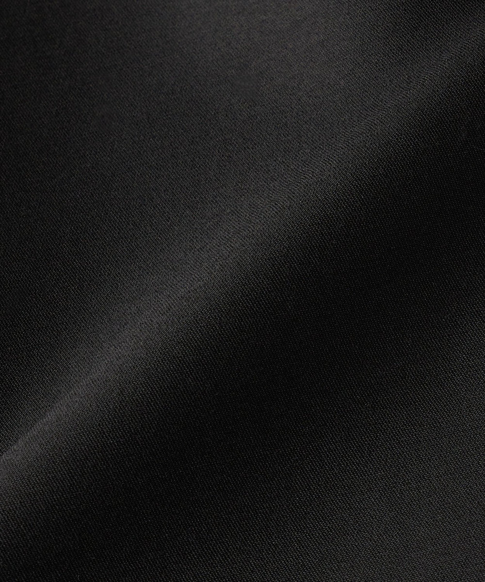 L'EQUIPE COUTURIER シルクウールツイルスカート ブラック