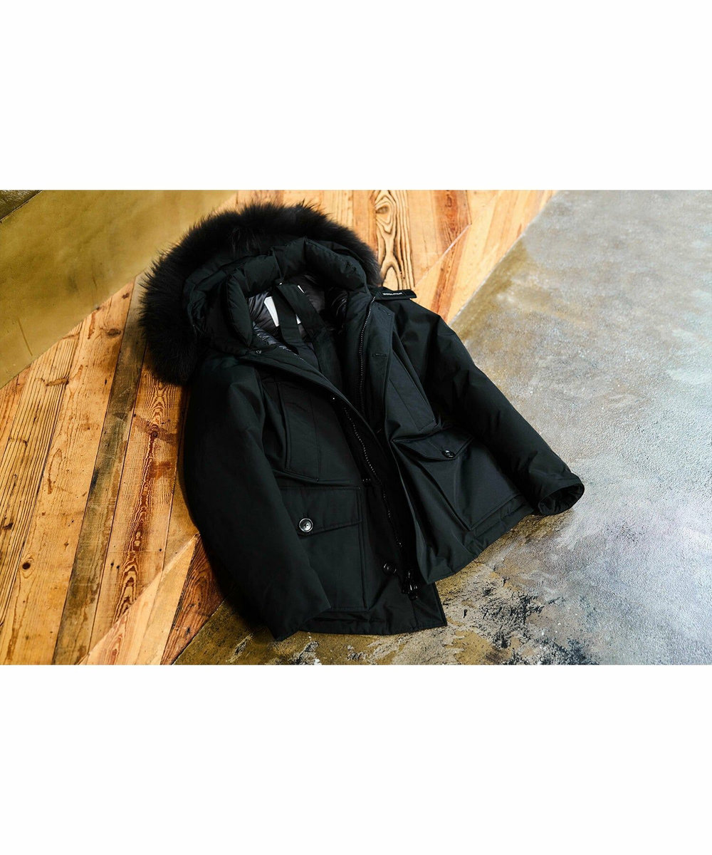 MEN'S BIGI 【WOOLRICH/ウールリッチ】別注アークティックパーカ ブラック