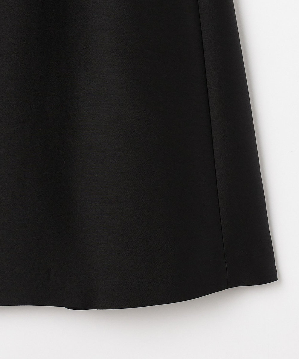 L'EQUIPE COUTURIER シルクウールツイルスカート ブラック