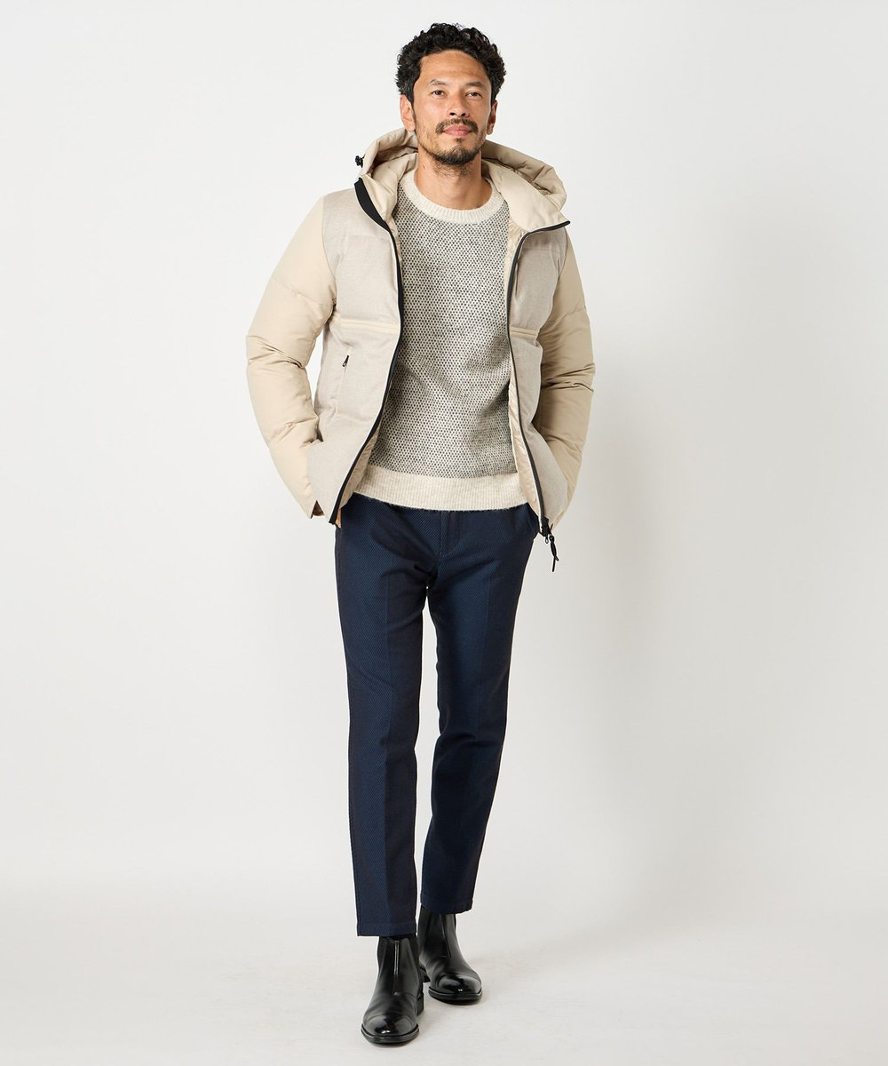 MEN'S BIGI 【DUNO/デュノ】ダウンブルゾン ベージュ