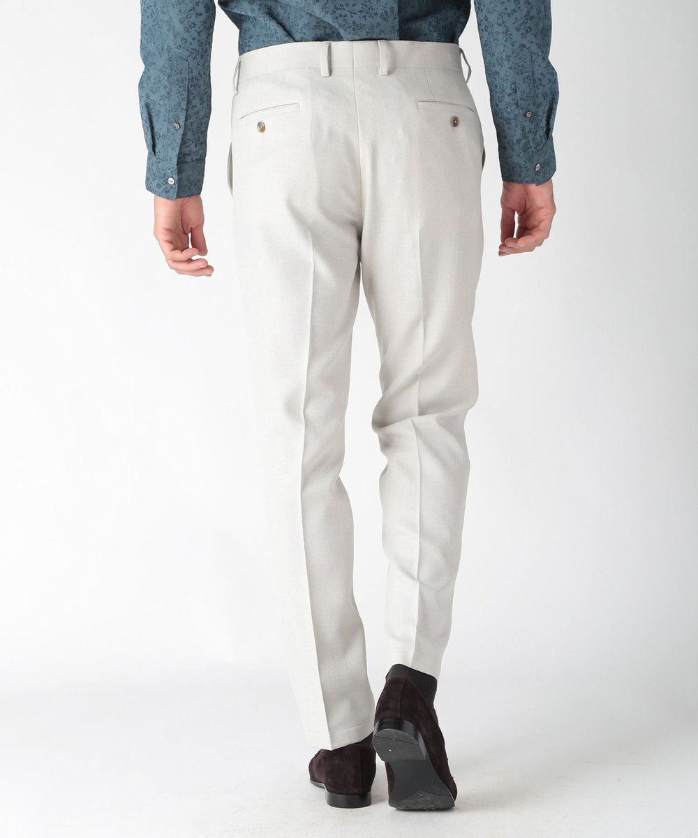 MEN'S BIGI ウール調メランジシャークパンツ グレー