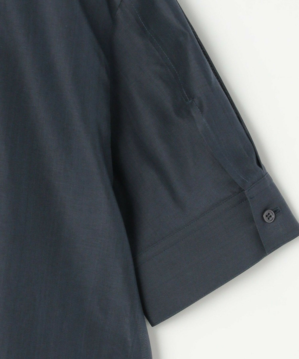 L'EQUIPE COUTURIER C/SEオーガンジーシャツ ネイビー