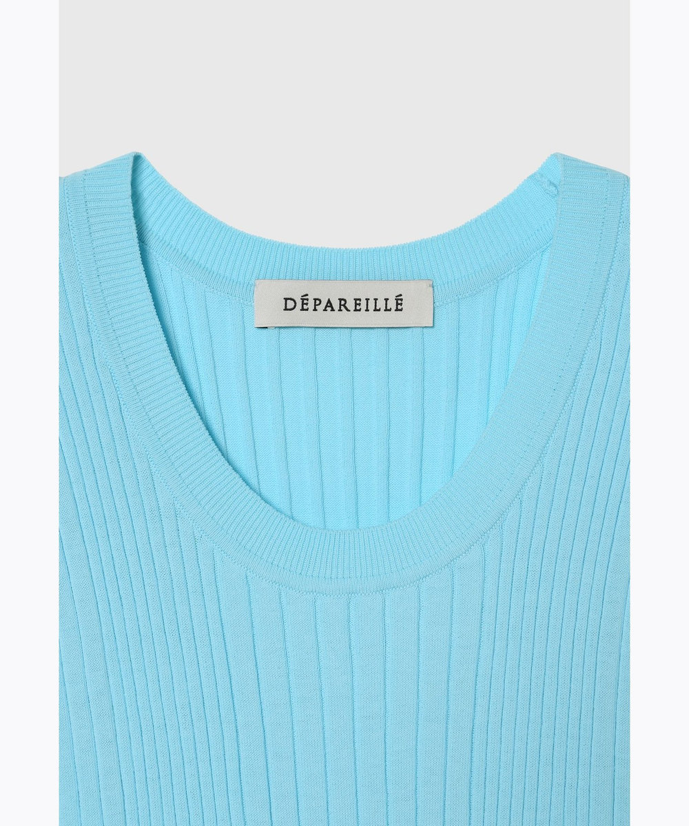 DÉPAREILLÉ COTTON NO SLEEVE / コットンノースリーブ ミント