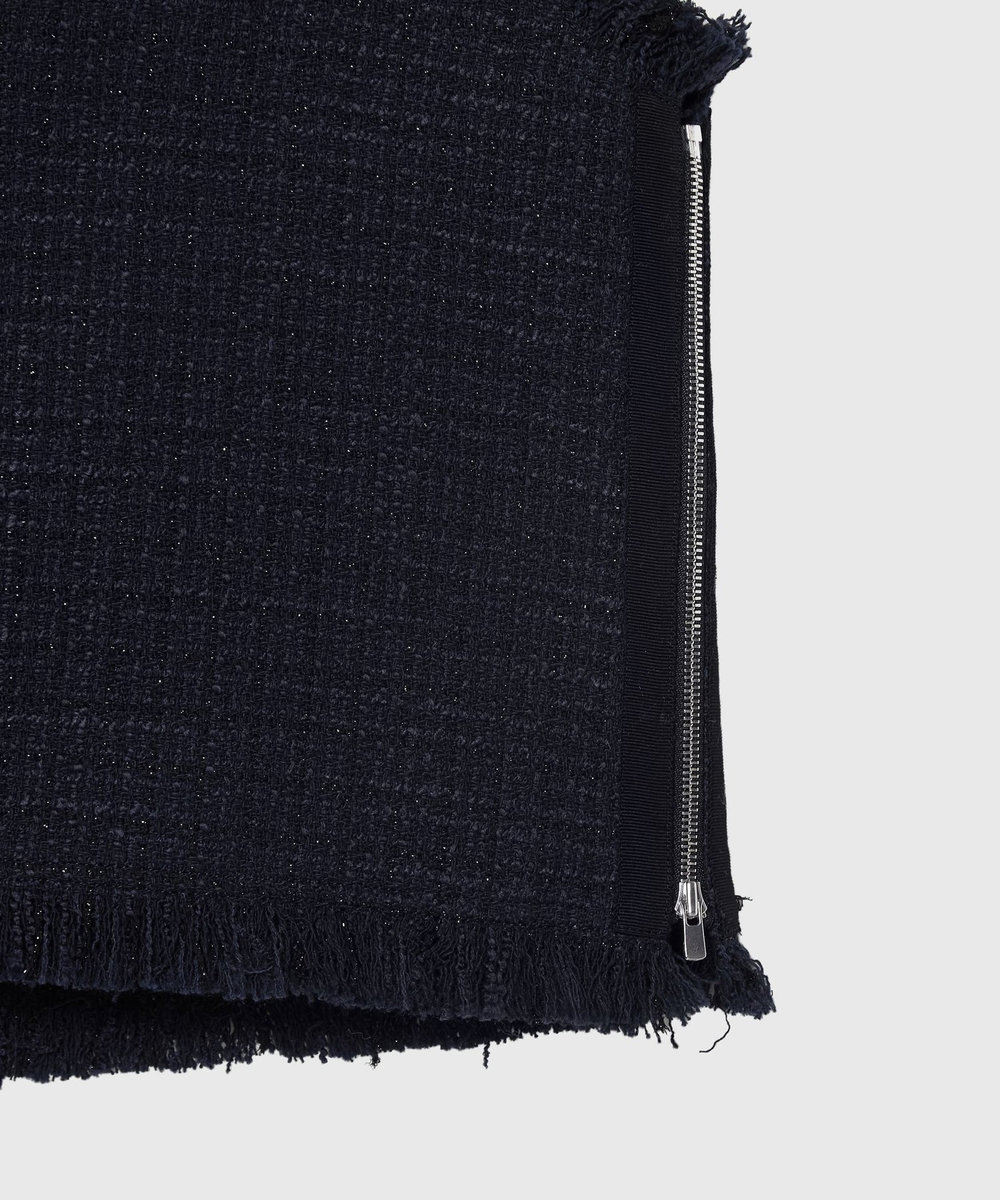 DÉPAREILLÉ COTTON TWEED GIET / コットンツィードジレ ネイビー