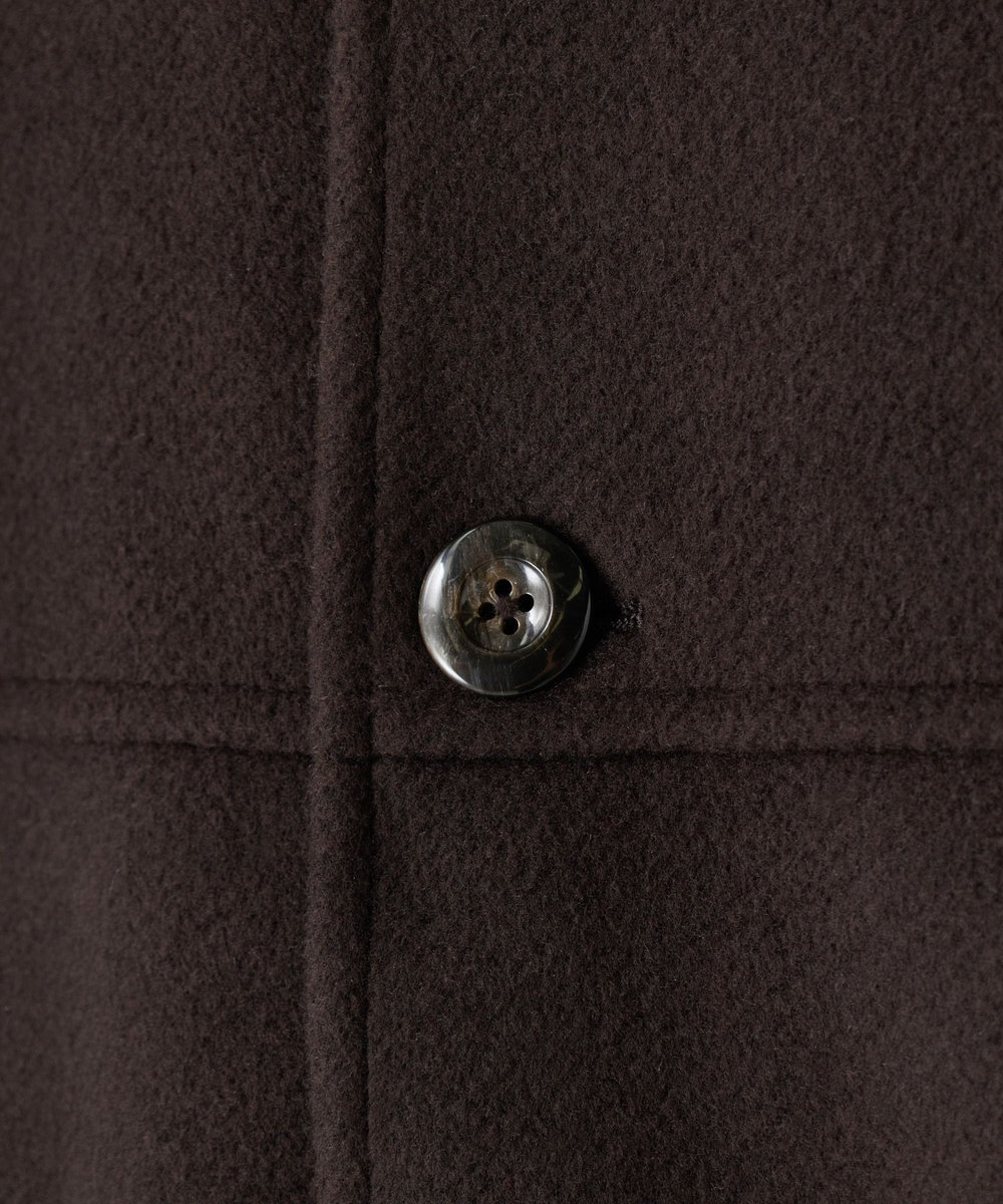 MEN'S BIGI テックビーバーツイルカーコートブルゾン［ストレッチ］ ブラウン