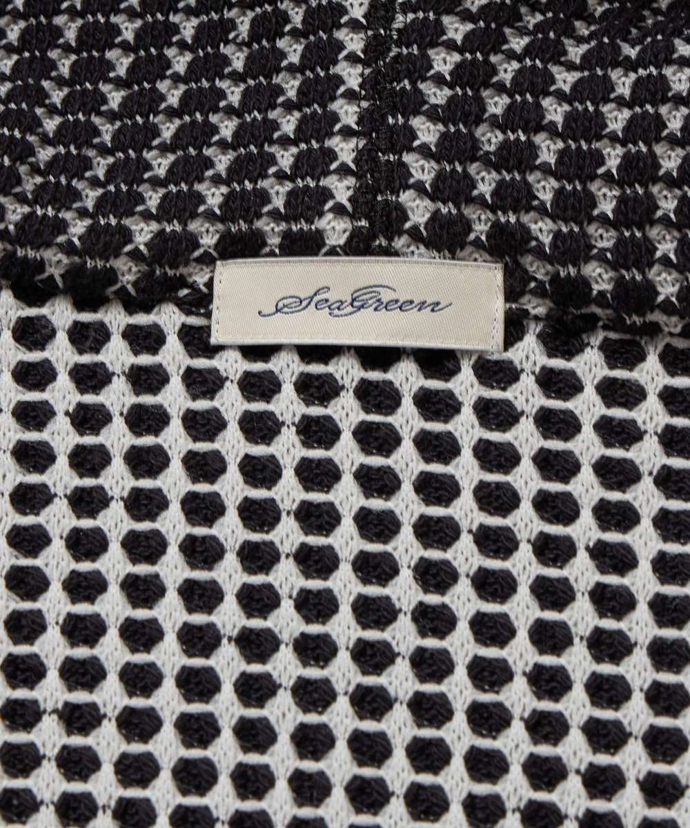 MEN'S BIGI 【Seagreen/シーグリーン】ビッグワッフルパーカ ブラック