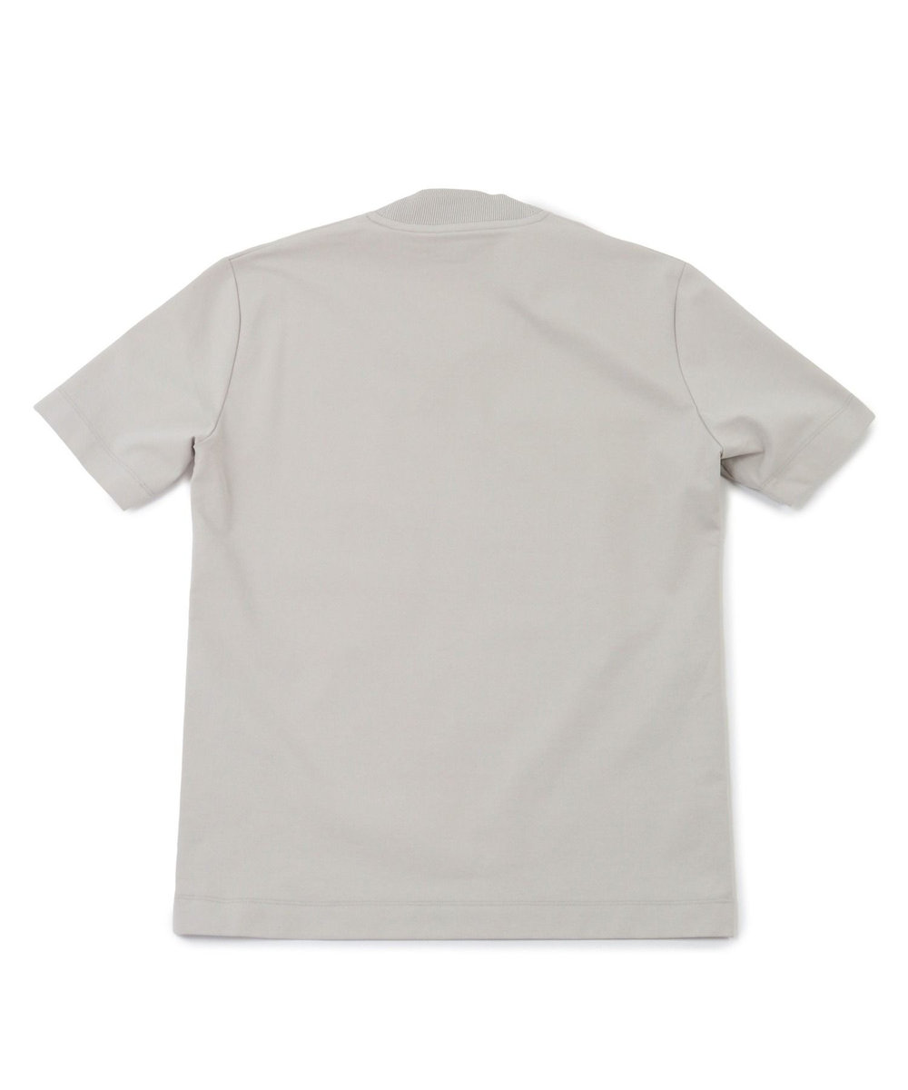 MEN'S BIGI 【ACTIVE TAILOR】シルケットスムースVネックTシャツ グレー